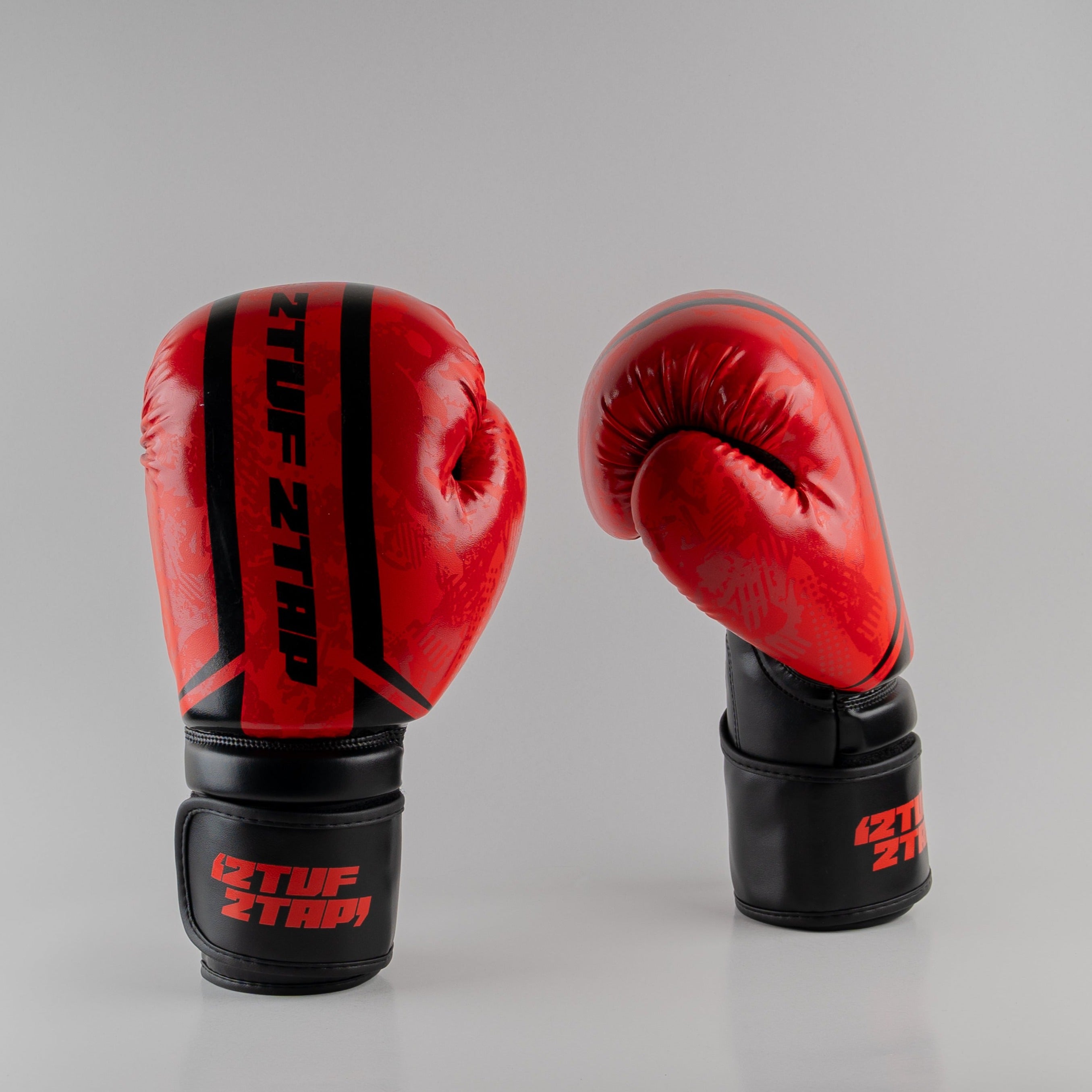 Dominate the Ring with Raptor Boxing Gloves - Red/Black