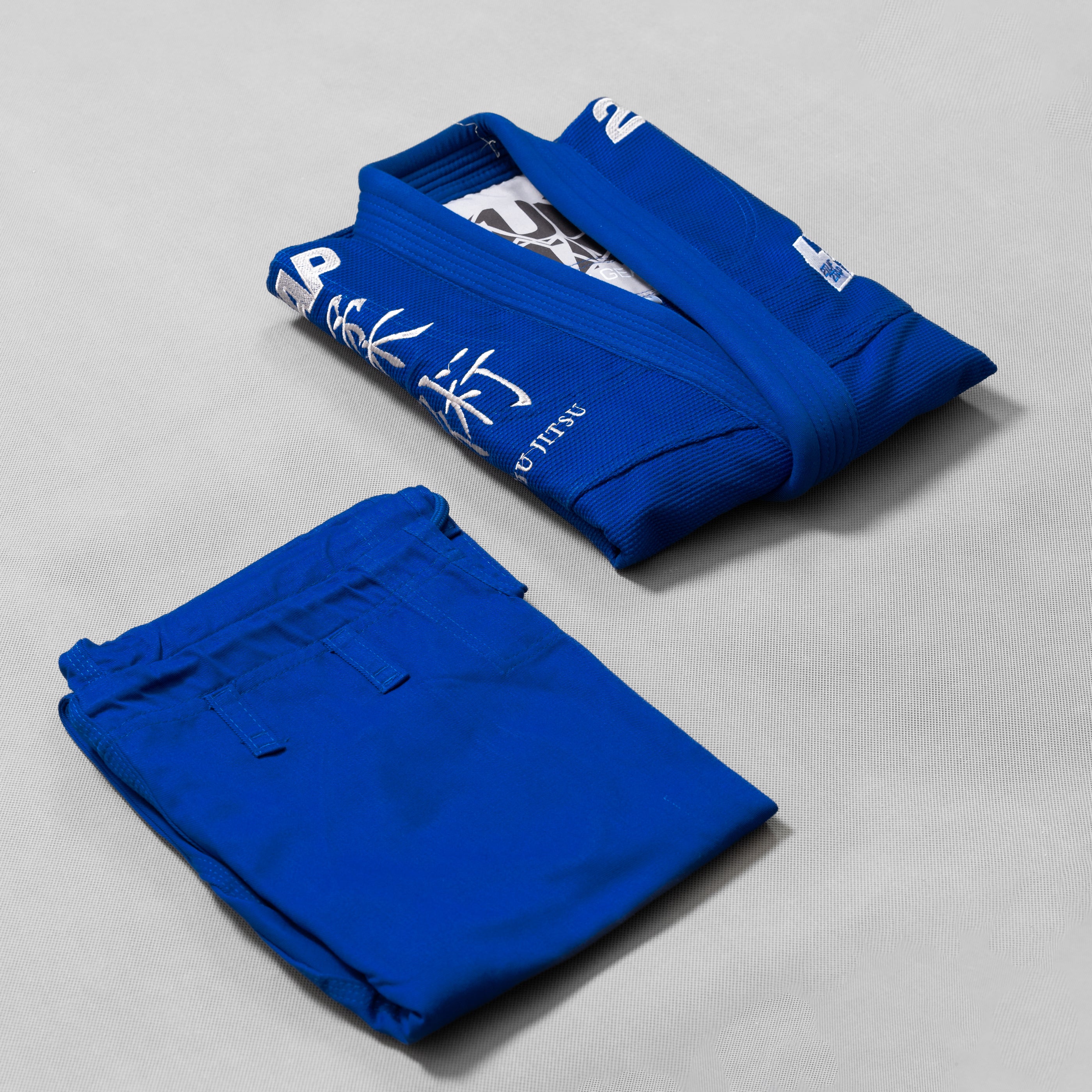 Bridge Jiu-Jitsu Gi Uniform - Blue/Silver | Premium Cotton Comfort