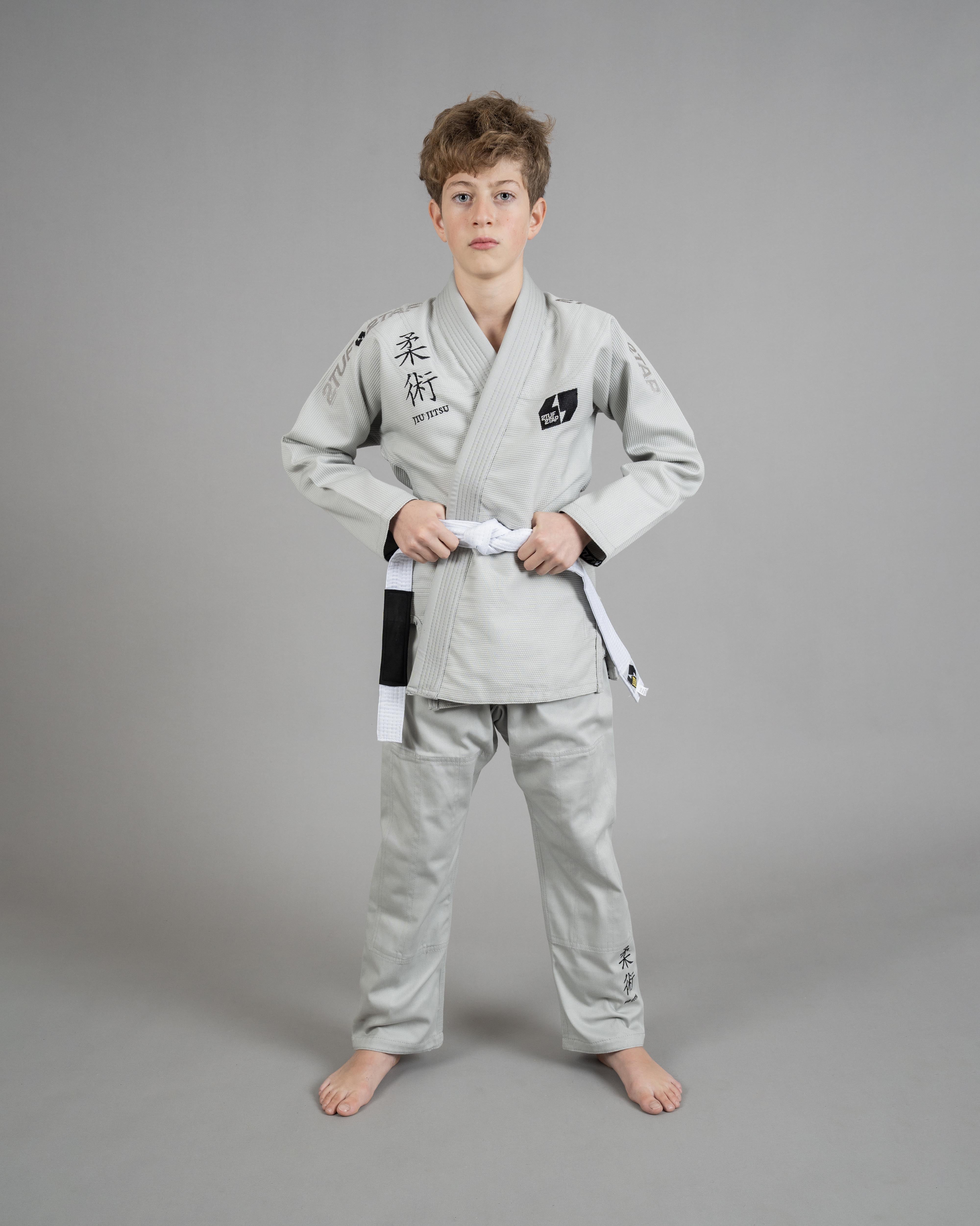 'Bridge' Jiu-Jitsu Gi Uniform - Platinum/Black