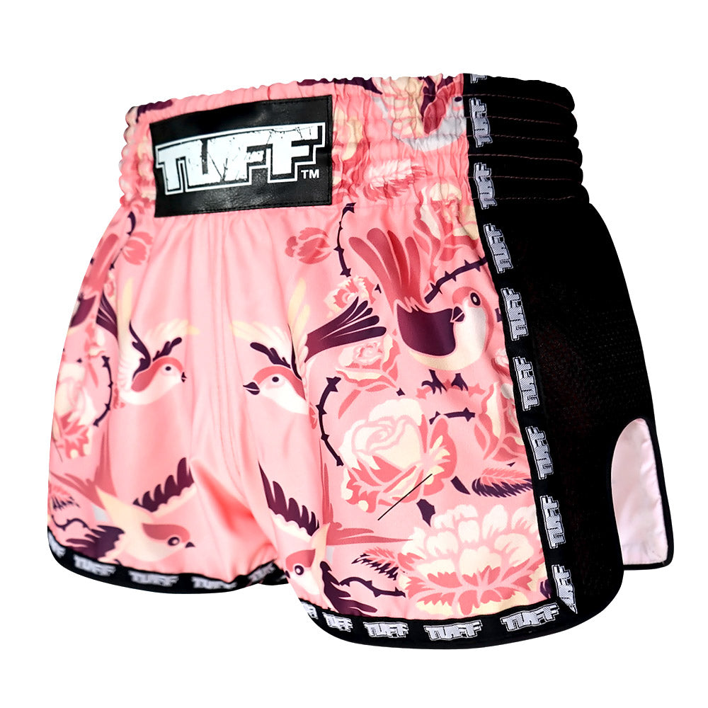 Birds With Roses Kids - Muay Thai Short