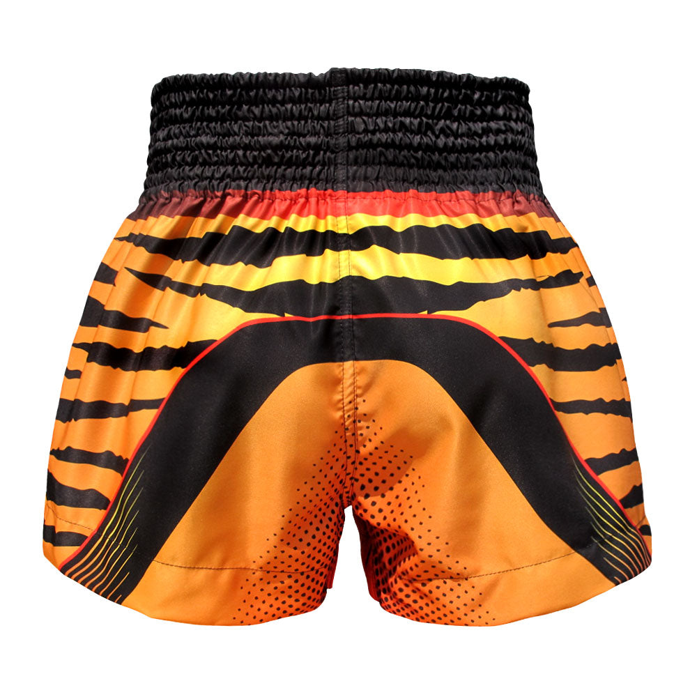 Orange Traditional Style Cruel Tiger Kids - Muay Thai Short