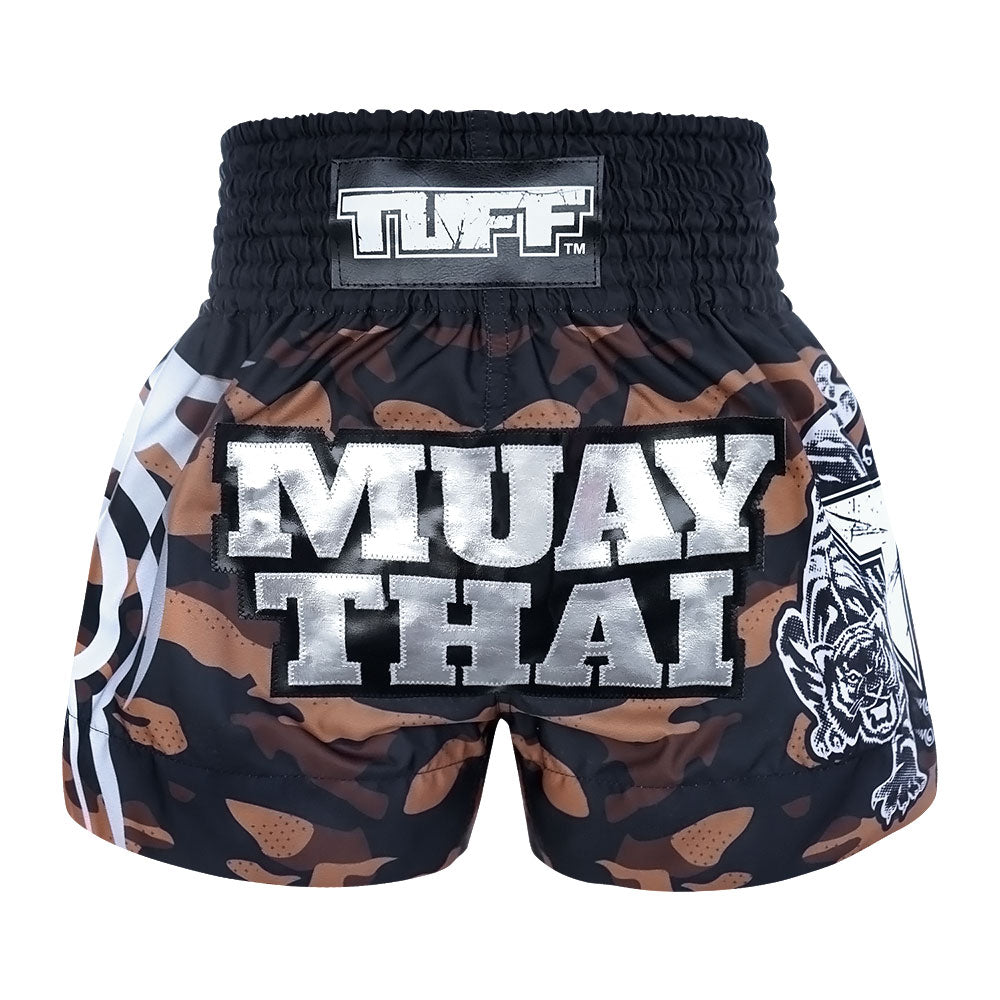 New Brown Military Camouflage- Muay Thai Short