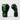 'Matrix' Boxing Gloves - Black/Green 2TUF2TAP