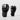 'Sting' Boxing Gloves - Black/White 2TUF2TAP