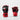 'Impakt' MMA Gloves - Black/Red 2TUF2TAP