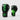 'Matrix' Boxing Gloves - Black/Green 2TUF2TAP
