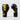 'Matrix' Boxing Gloves - Black/Yellow 2TUF2TAP