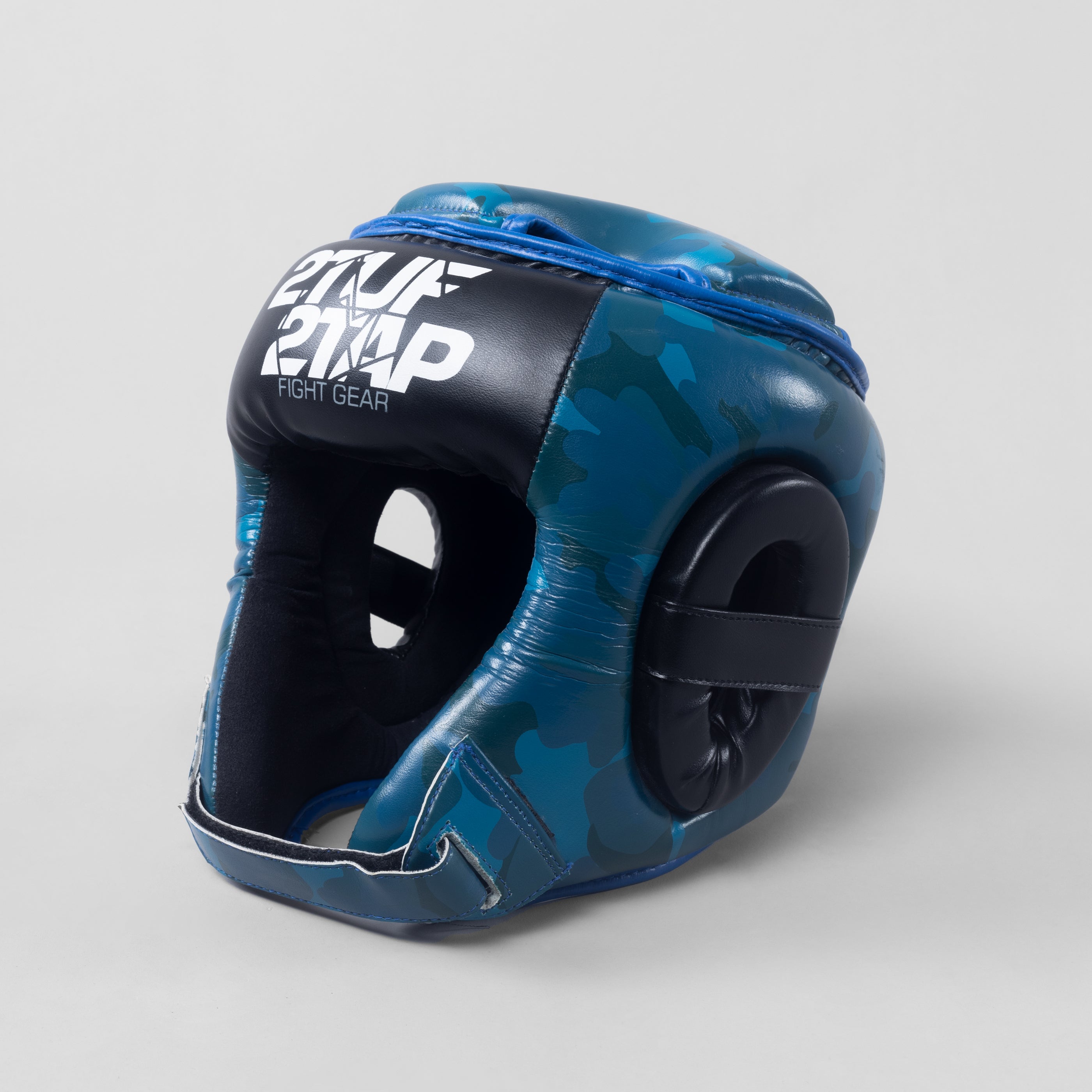 'Camo Elite' Headguard - Blue/Black 2TUF2TAP