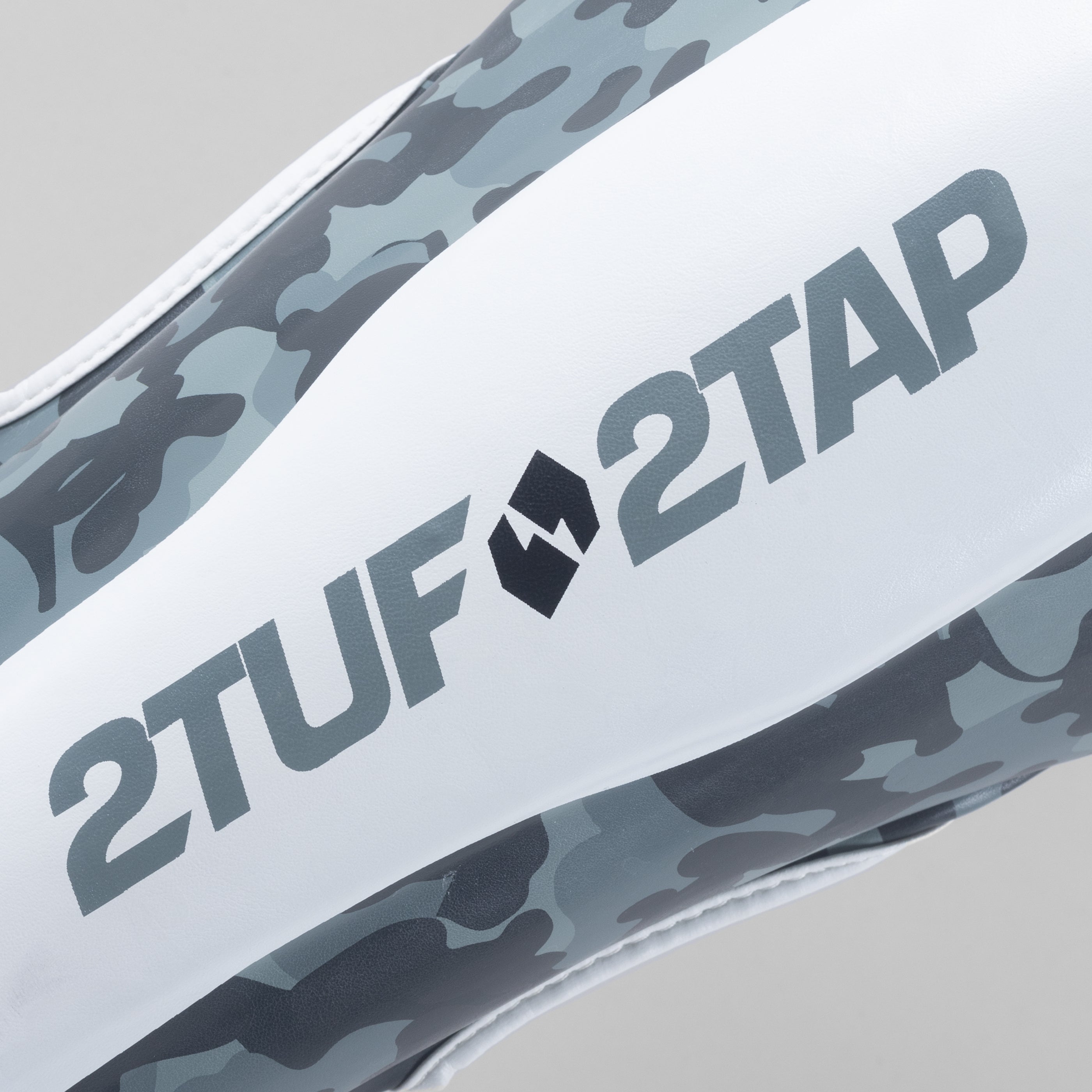 'Camo Elite' Shin Instep Guards - Grey/White 2TUF2TAP